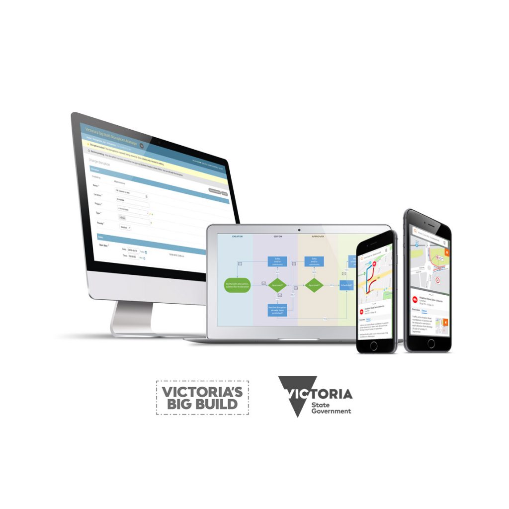 Victoria's Big Build, User Experience design for State Government of Victoria